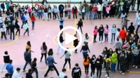 Flashmob en el colegio Claret - marzo 2014
